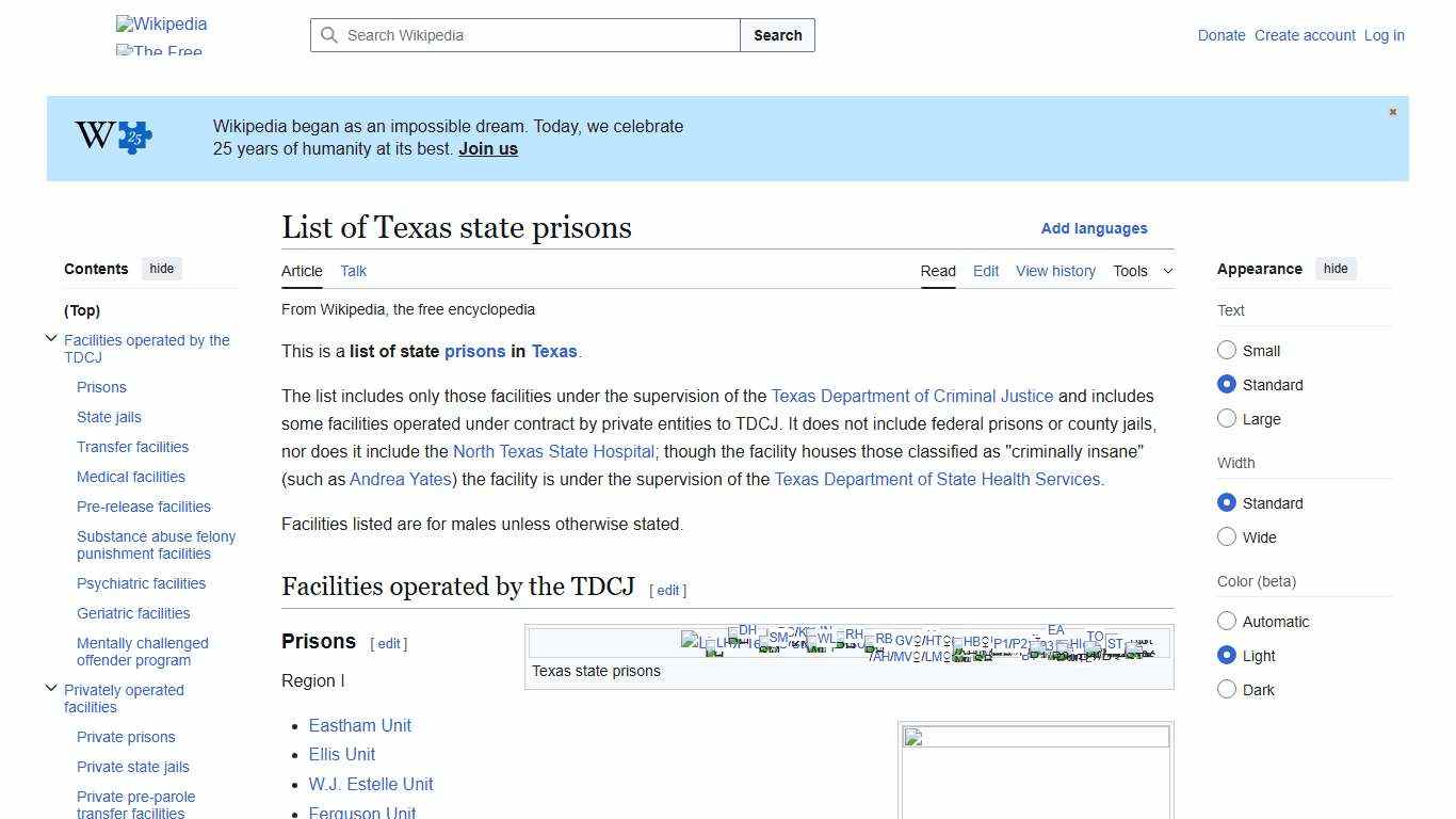 List of Texas state prisons - Wikipedia